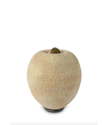 Keramische Balance Urn 'Cone Groot' Zonnegeel