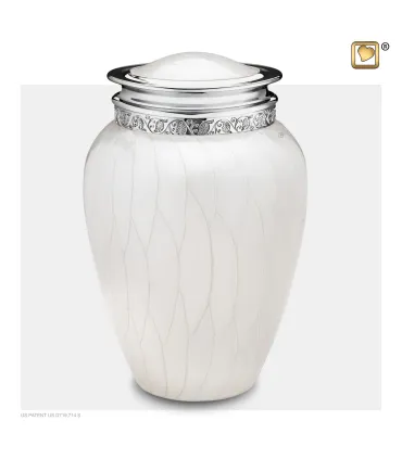 Kleine Messing Urn 'Blessing' Wit