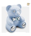 Messing Urn blauw 'Cuddle Bear'