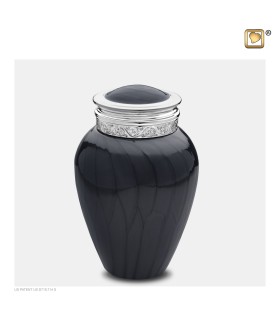 Kleine Messing Urn 'Blessing' Zwart