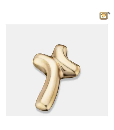 Messing Mini Urn LoveCross Goudkleur Mat