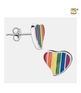 Oorbellen 'Pride' Hartjes
