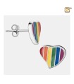 Oorbellen 'Pride' Hartjes