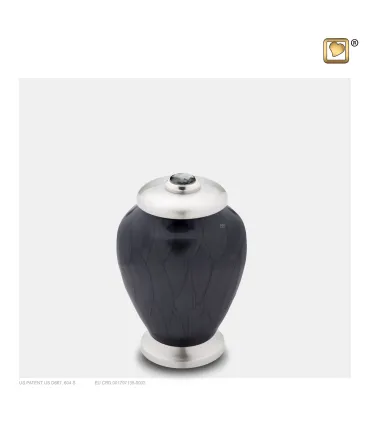 Messing Mini Urn 'Simplicity Black'