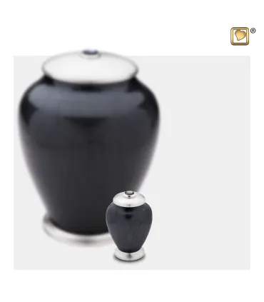 Messing Mini Urn 'Simplicity Black'