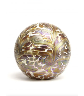 Glazen Elan-line Urn Goldflake 4 Liter