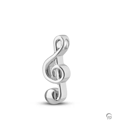 Zilveren Ashanger Muziek G-Sleutel