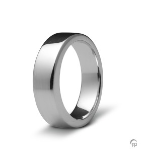 Zilveren Ring: Glans (6 mm breed)