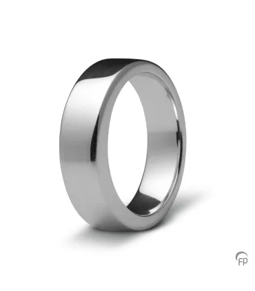 Zilveren Ring: Glans (6 mm breed)