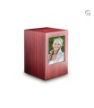 Grote MDF Houten Urn Roodbruin met Foto