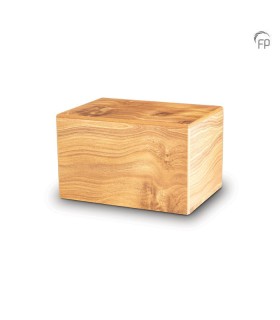 Grote MDF Houten Urn Lichtbruin