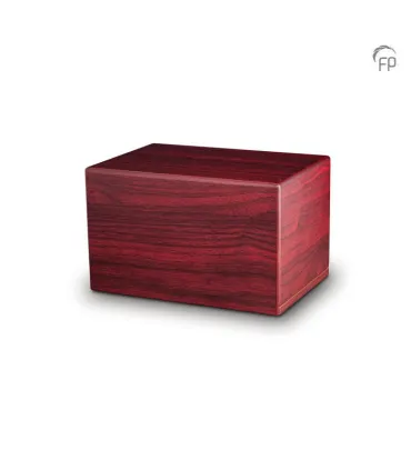 Grote MDF Houten Urn Roodbruin