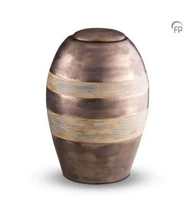 Grote Keramische Urn Pottery Bonny Metallic 2