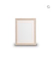 Medium Houten Fotolijst Lichtbruin/Wit (18x24cm)
