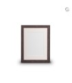 Medium Houten Fotolijst Donkerbruin/Grijs (18x24cm)