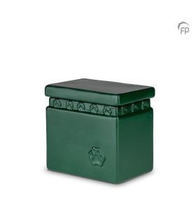 Biologische Dierenurn Groen 'Pootafdrukjes'