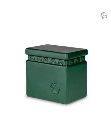 Biologische Dierenurn Groen 'Pootafdrukjes'