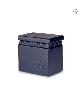 Biologische Dierenurn Blauw 'Pootafdrukjes'