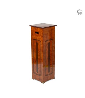 MDF Houten Dierenurn 'Memory Pedestal' Paard Bruin
