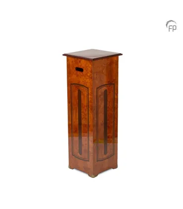 MDF Houten Dierenurn 'Memory Pedestal' Paard Bruin