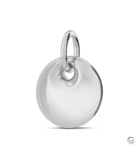 Zilveren Ashanger Rond en Bol