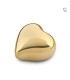 Metalen Mini Hart Urn Glimmend Goudkleurig 'Odyssee'