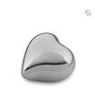 Metalen Mini Hart Urn Glimmend Zilverkleur Odyssee