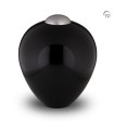 Grote Metalen Urn 'Amore' Onyx