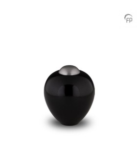 Metalen Mini Urn 'Amore' Onyx