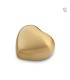 Metalen Mini Hart Urn Goudkleurig Mat