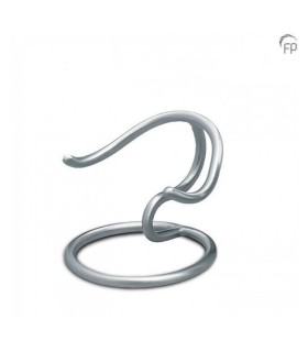 Zilverkleurige Messing Standaard voor de Mini Hart/Ster Urnen (HUH/HUS/FPU)