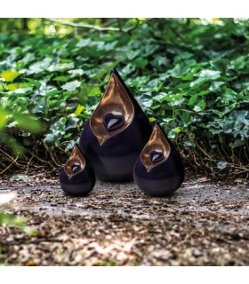 Kleine Keramische Urn Celest Hart Donkerblauw