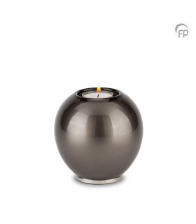 Glazen Kaarsenhouder Bohemian Crystal zwart