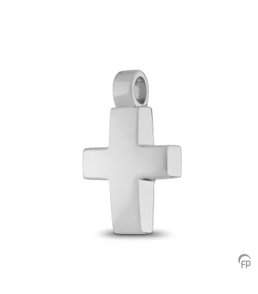 Zilveren Ashanger Kruisje