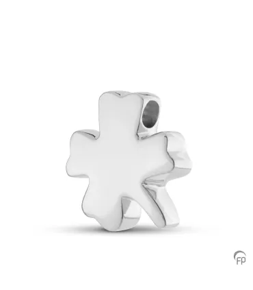 Zilveren Ashanger Klavertje Vier