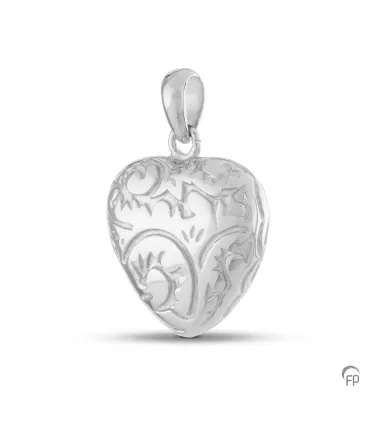 Zilveren Ashanger Hart in Barokstijl