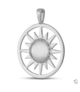 Zilveren Ashanger Zon