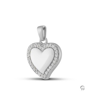 Zilveren Ashanger Zirkonia Hart