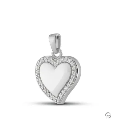 Zilveren Ashanger Zirkonia Hart