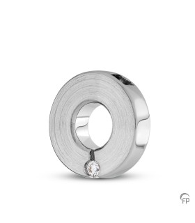 Zilveren Duo Ashanger Rond