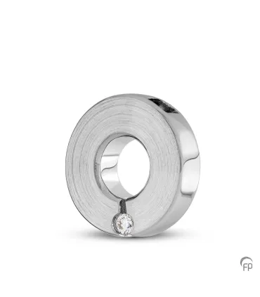 Zilveren Duo Ashanger Rond