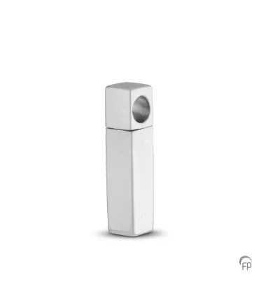 Zilveren Ashanger Vierkante Buis