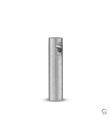 Zilveren Ashanger mat Ronde Buis