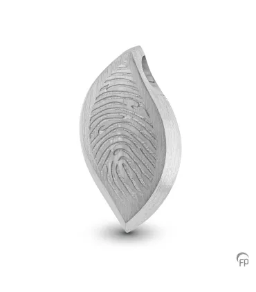 Zilveren Fingerprint Ashanger Vlam