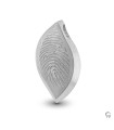 Zilveren Fingerprint Ashanger Vlam