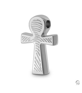 Zilveren Fingerprint Ashanger Ankh