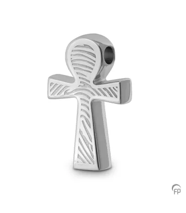 Zilveren Fingerprint Ashanger Ankh