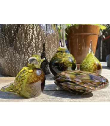 Glazen Memorie Urn Bird Nature