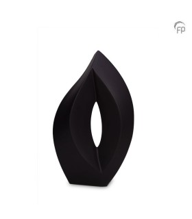 Grote Keramische Urn 'Venezia' Matzwart