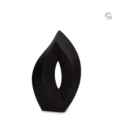 Grote Keramische Urn 'Venezia' Matzwart